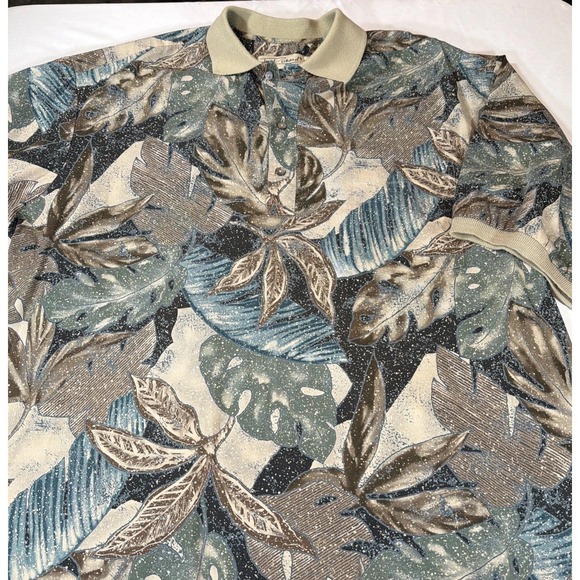 Vintage Tori Richard Honolulu Hawaiian Shirt Mens 2XL Cotton Lawn Aloha Tropical - Picture 2 of 8